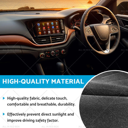 Non-Slip Dash Mat for Holden Trax TJ LS LT LTZ (2017-2019) Black