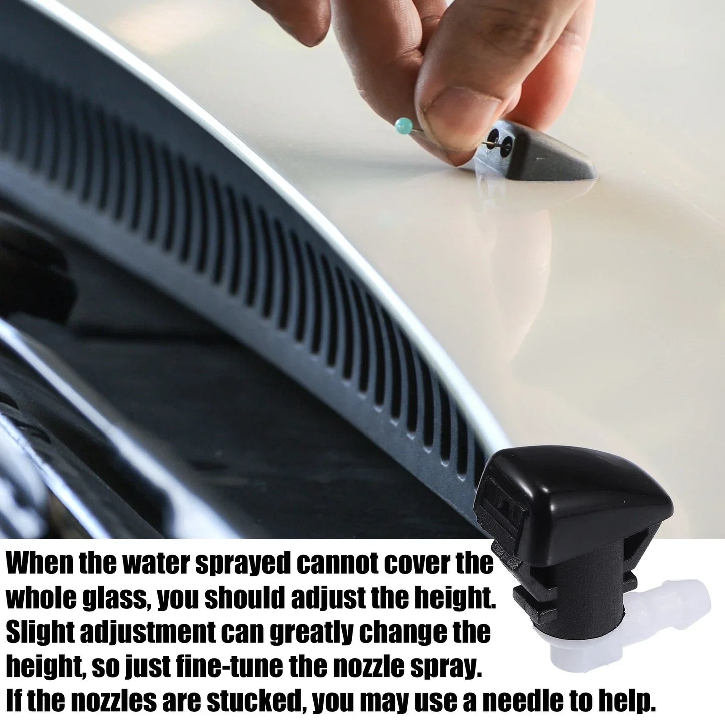 Car Windshield Washer Nozzle Set for Dodge Durango (2011-2023)
