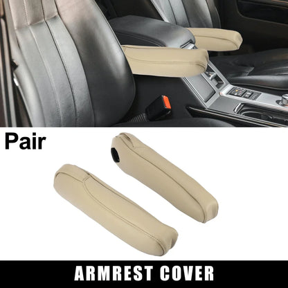 Front Seat Armrest Covers for Honda Odyssey 2005-2010 - 1 Pair Beige