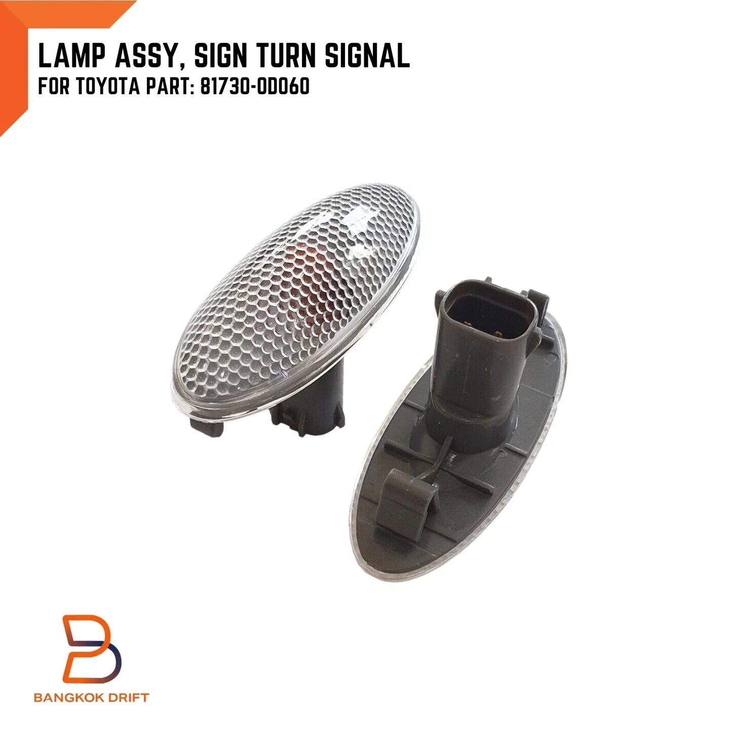 Pair Side Marker Light for Toyota Yaris NCP90 NCP91 (2005-2011)
