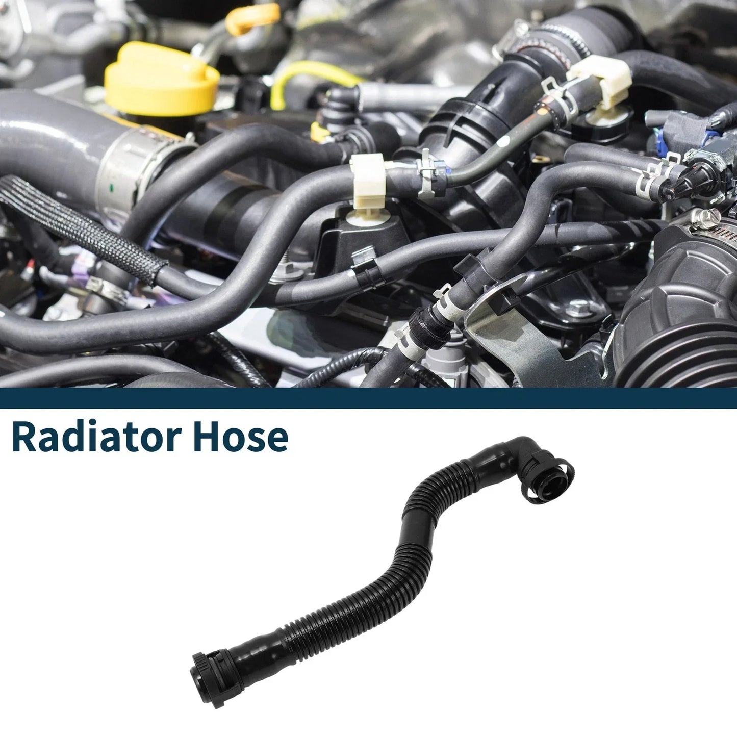 Radiator Hose for Porsche Cayenne 4.5L (2003-2010) Rubber Coolant Pipe