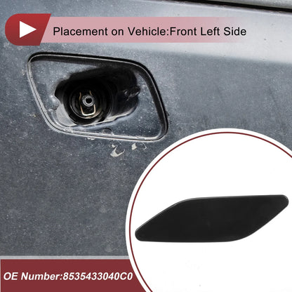 Front Left Washer Nozzle Cover for Lexus ES300h (2019-2022) Black 1 x Cap