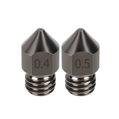 10Pcs Hardened Steel Nozzles for Creality CR-10 Ender 2 3 5 Series