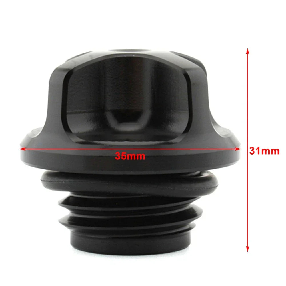 Engine Oil Cap for Honda GL1500 Goldwing (1988-2000) Black & Chrome