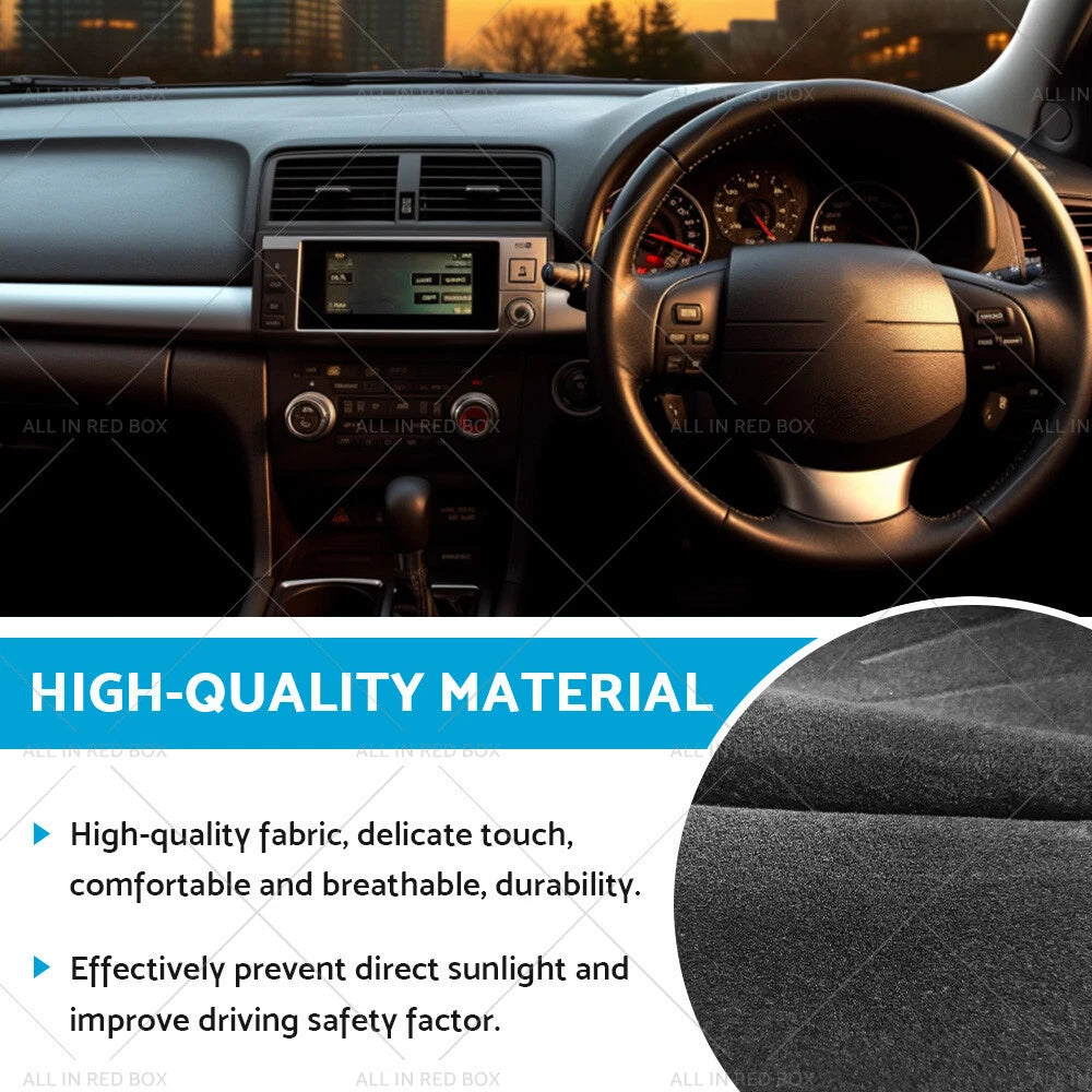Black Dash Mat Cover for Mitsubishi Outlander (2006-2012)