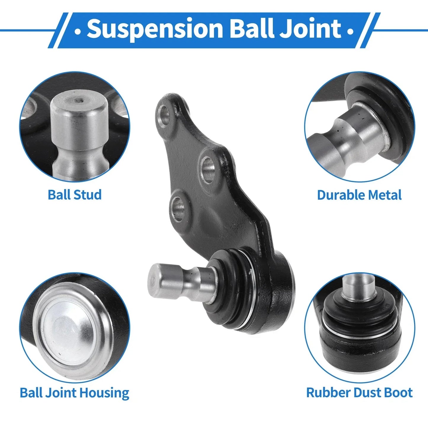 2 x Front Lower Ball Joints for Hyundai Sonata (2011-2014)