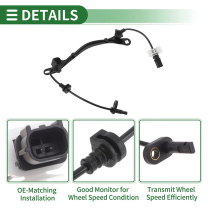 ABS Wheel Speed Sensor for Honda Jade Fr1 Rear Left (2013-2018)