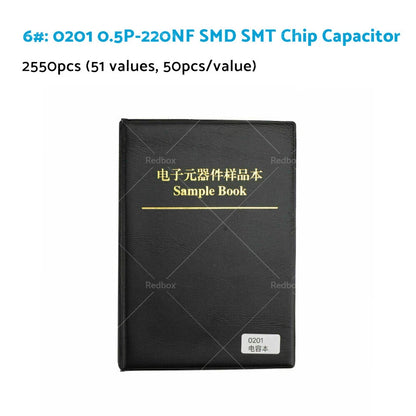 SMD/SMT Capacitor Chip Resistor Samples Book Kit 0201/0402/0603/0805/1206