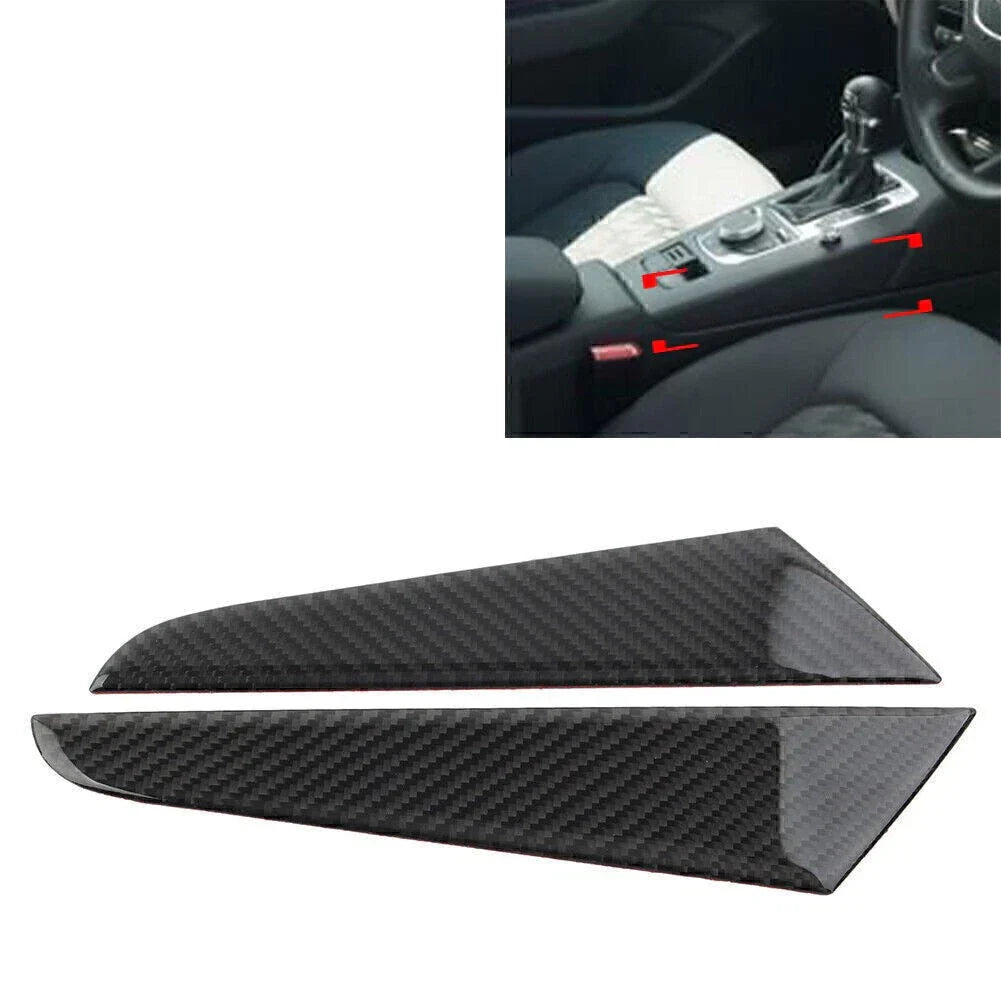 Carbon Fiber Gear Shift Panel Cover for Audi A3 2014-2019