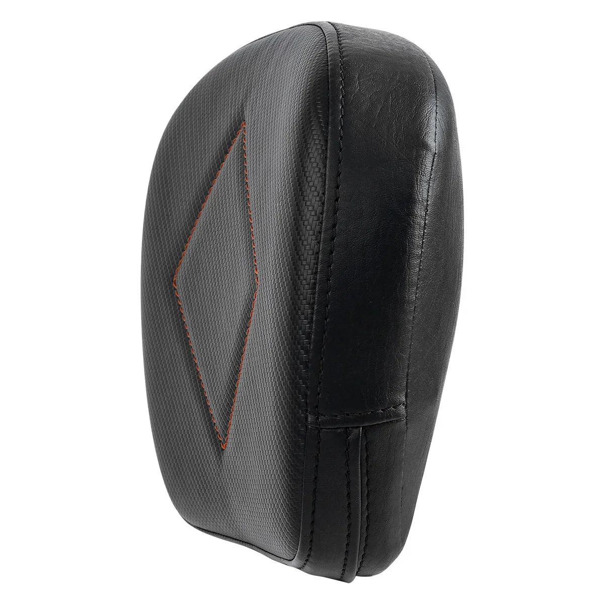 Black Rear Passenger Backrest Pad for Harley Touring Road Electra Glide (2009-2023)