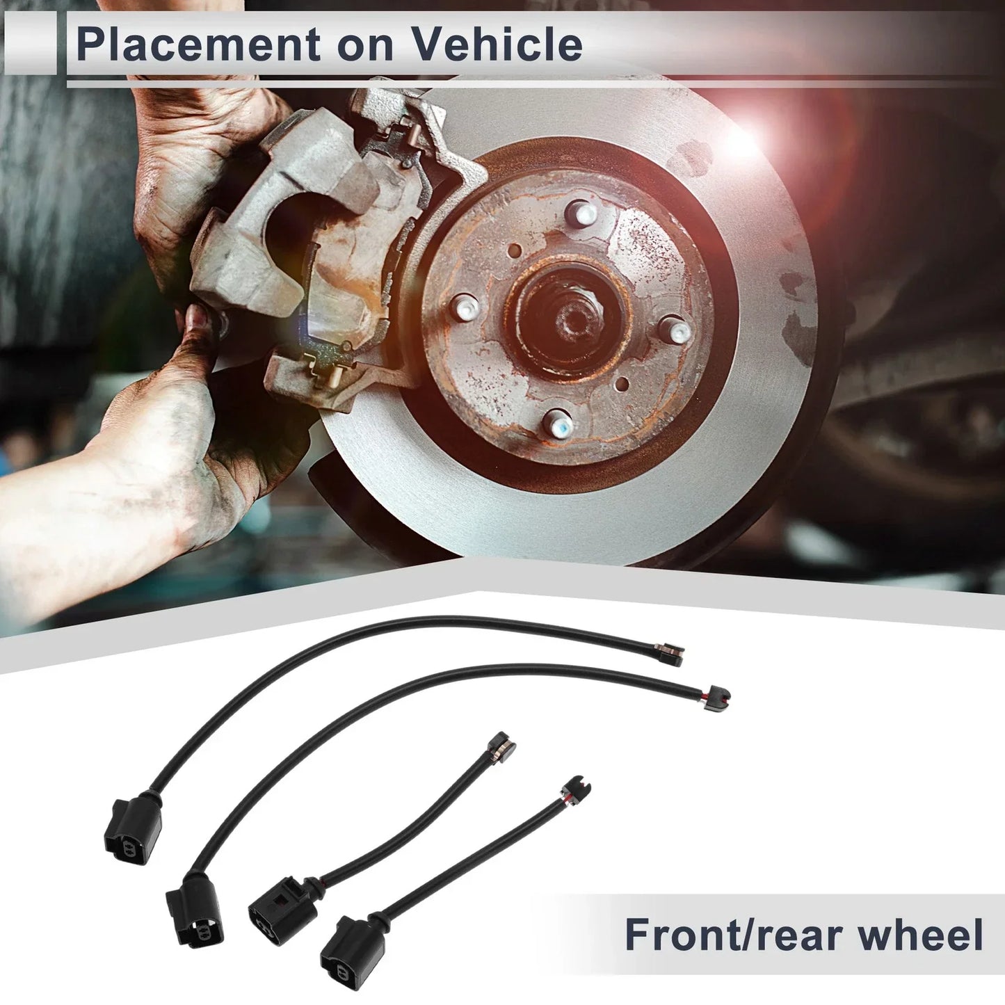 Front Wheel Brake Pad Wear Sensor for Porsche Cayenne (2003-2010)