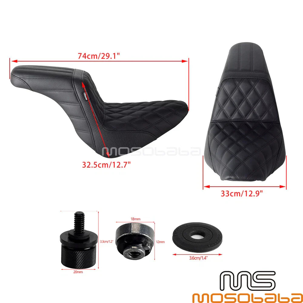Comfort LS Step 2-Up Seat Kit for Harley Softail Low Rider/S/ST Sport Glide (2018-2023)