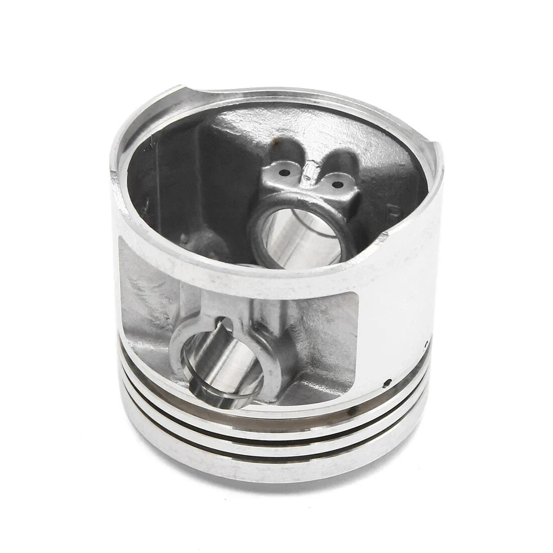 56mm Silver Tone Metal Motorcycle Engine Piston Rings for Honda CG125 (2000-2023)