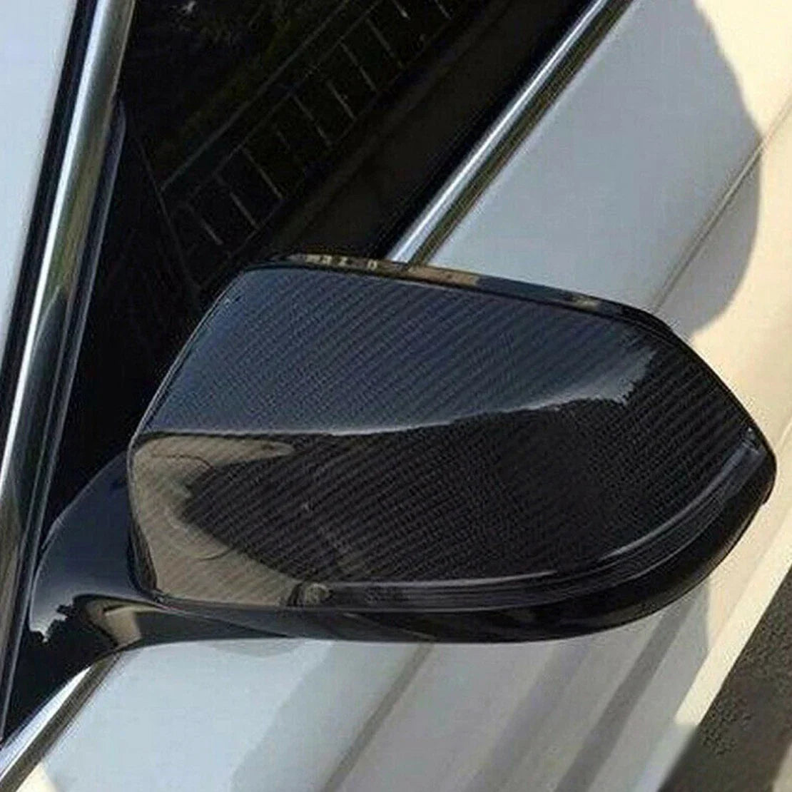 2 x Exterior Mirror Caps for BMW 5 Series E60 E61 E63 E64 F10 F11 (2008-2015)