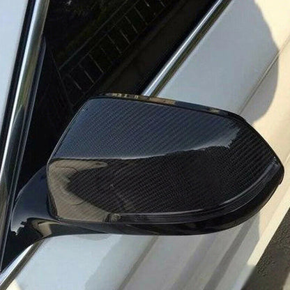 2 x Exterior Mirror Caps for BMW 5 Series E60 E61 E63 E64 F10 F11 (2008-2015)