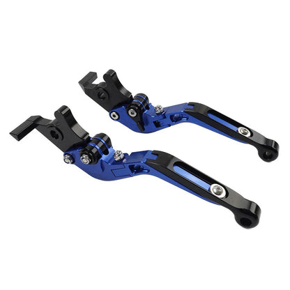 Blue Extendable Brake Clutch Levers for Ducati Panigale (899-1299, V2)