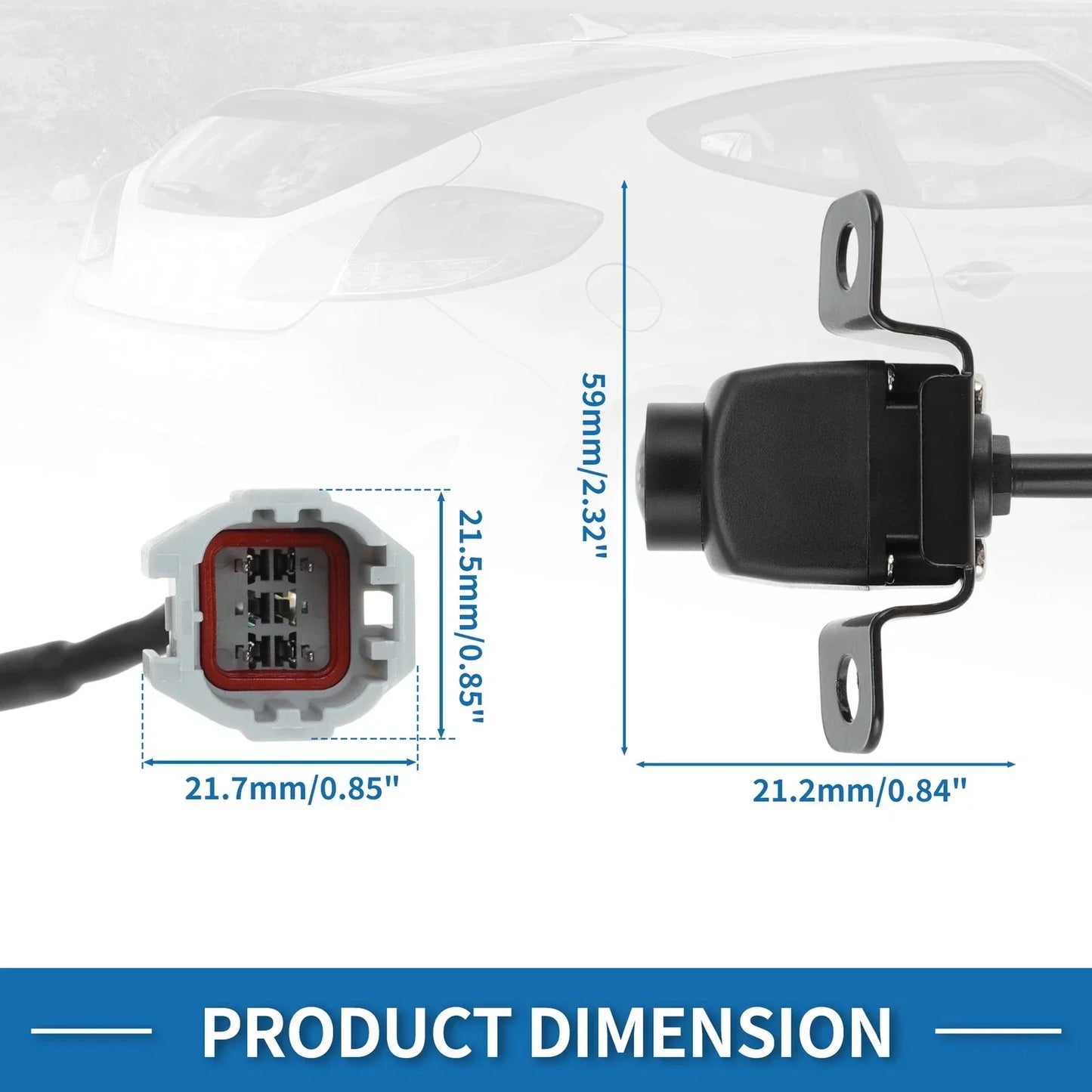 Rear View Backup Camera for Hyundai Veloster (2012-2017)