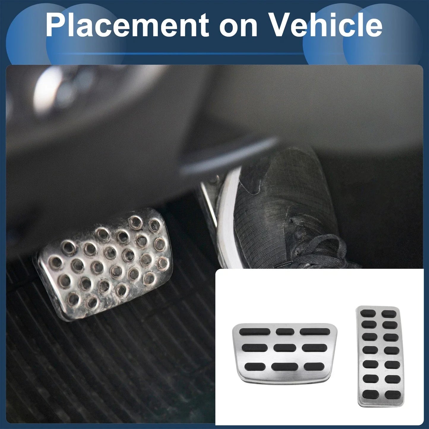 Automatic Footrest Pedals Cover for Hyundai Accent (2011-2019)