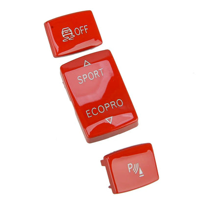 Red Gear Shift Knob Cover for BMW 1 2 3 4 F20 F30 F32 (2012-2020)