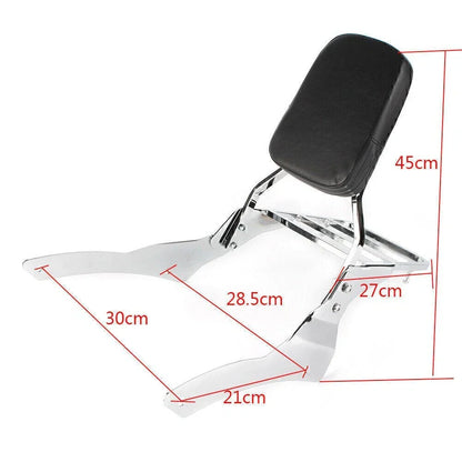 Passenger Backrest Sissy Bar w/ Luggage Rack for Yamaha Vstar 400 (98-22)