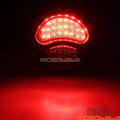 Black LED Taillight Rear Brake Lamp for H-D Bobber Chopper Cafe Racer