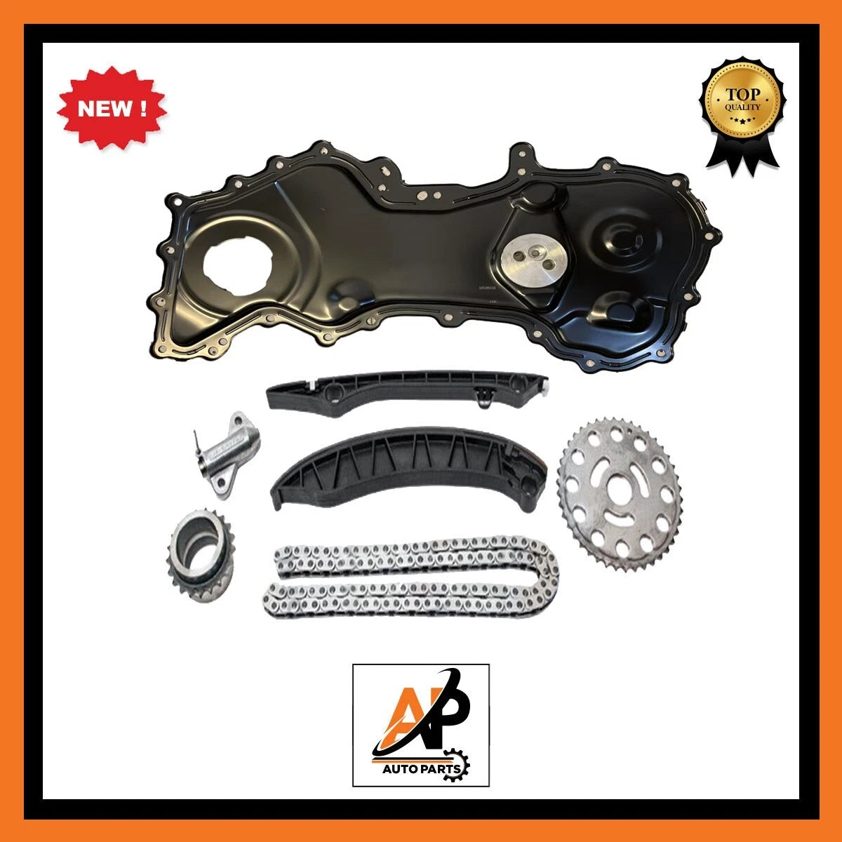 Engine Timing Chain Kit with Timing Cover for Opel Movano B 2.3D (2011–2021)