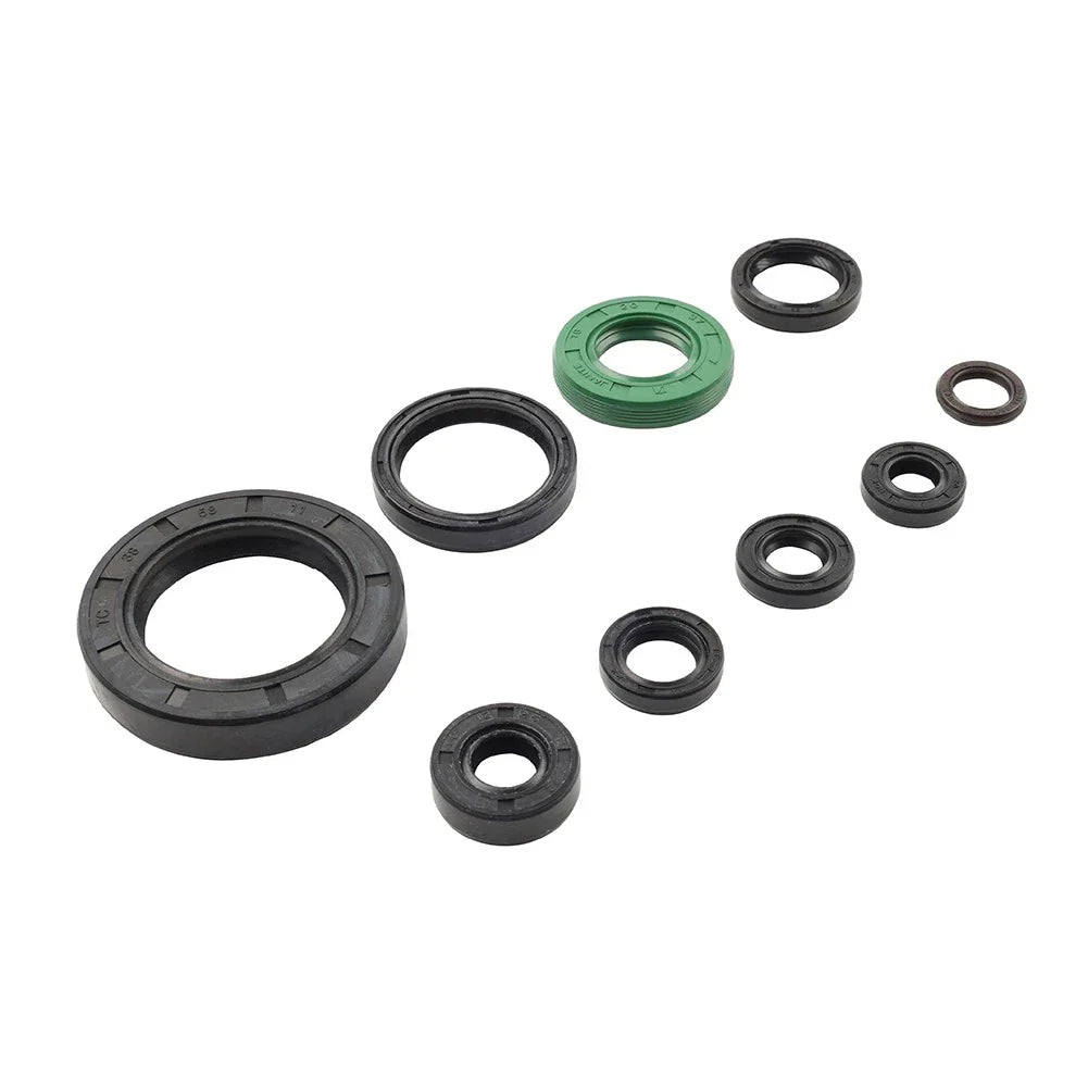 9 x Engine Oil Seal Kit for Honda CR250R (2002-2004)