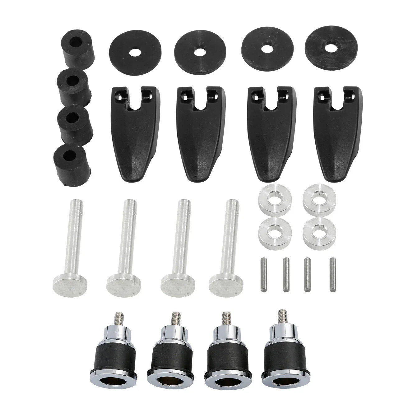 Quick Release Saddlebag Backrest Spools for Indian Chieftain (2014-2024)