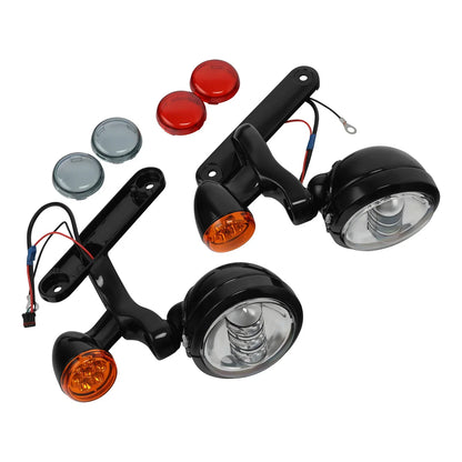 Fog Lights Bracket w/ Turn Signals for Harley Electra Street Glide (1994-2023)