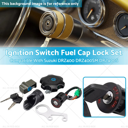 Ignition Key Switch Fuel Lock Set for Suzuki DRZ400 DRZ400SM DRZ400S