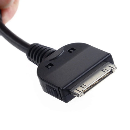 Aux Input Cable Adapter for 2007-2013 Nissan Infiniti 30 Pin - 2 x Cables