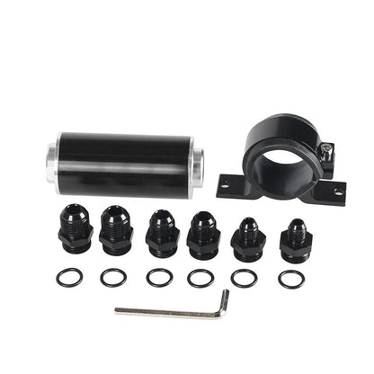 100 Micron Fuel Filter Bracket Adapter for Universal 6AN 8AN 10AN