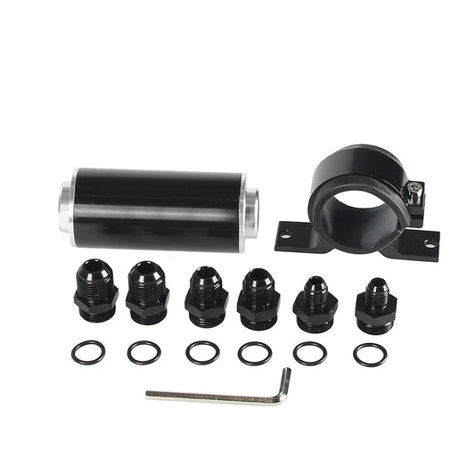 100 Micron Fuel Filter Bracket Adapter for Universal 6AN 8AN 10AN