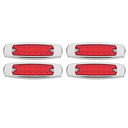 1 Red LED Sealed Side Marker Clearance Lights for Truck Trailer (12V)