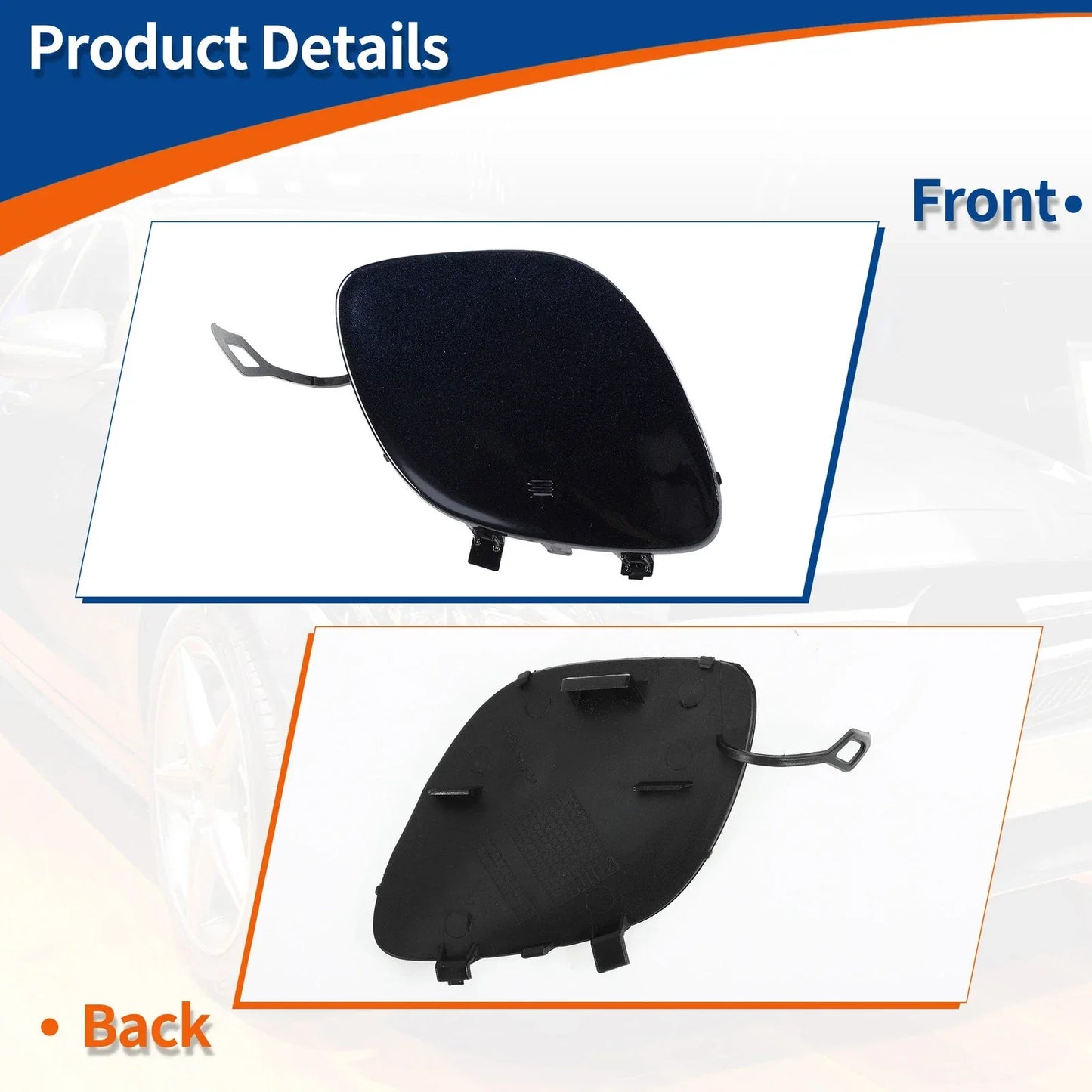 Car Bumper Tow Hook Cover for Mercedes-Benz (2019-2023) - Caliche Blue