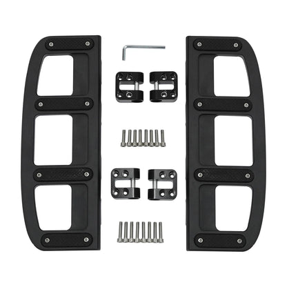 Matte Black Driver Footboard for Harley Road King, Glide (2009-2024)