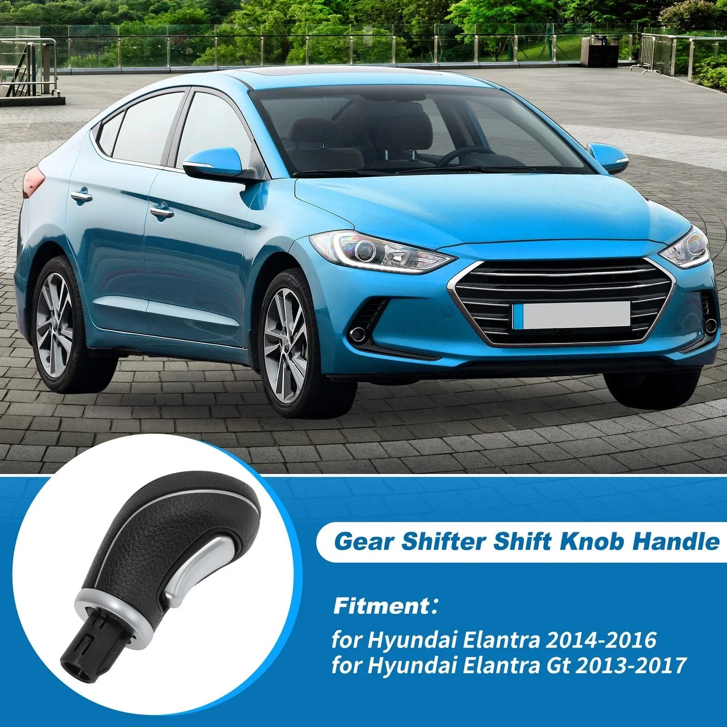 Gear Shift Knob for Hyundai Elantra 2014-2016 (2 x)