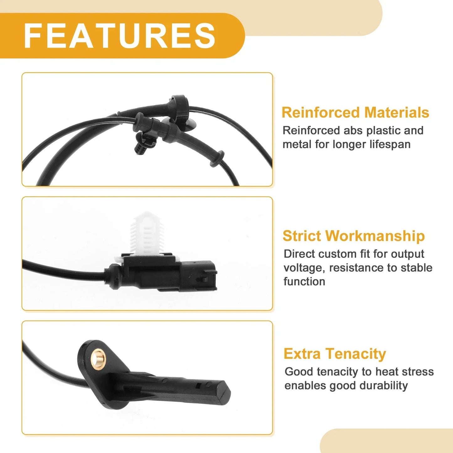 ABS Wheel Speed Sensor for Chevrolet Colorado ZR2 (2017-2023)