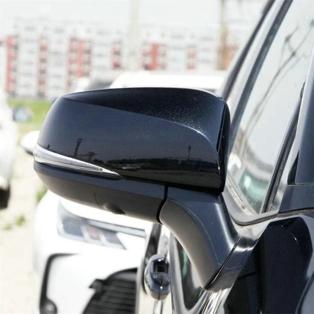 Glossy Black Right Mirror Cover for Toyota RAV4 (2019-2023)