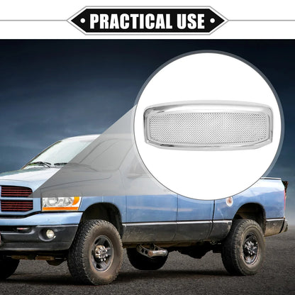 Front Grille Assembly for Dodge Ram 3500 2006-2009 Chrome Silver Tone