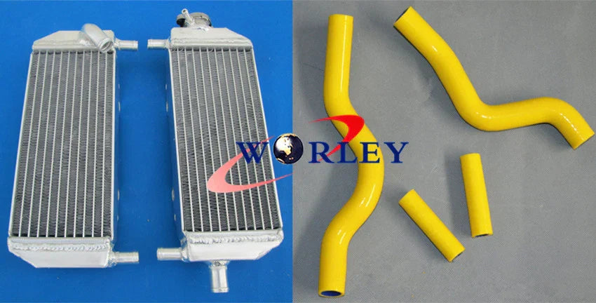 Aluminum Radiator & Hose for Suzuki RM250 (2001-2008)