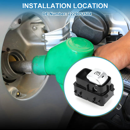 Fuel Door Release Switch for Mercedes-Benz S550 2014-2017 (2 x Black)