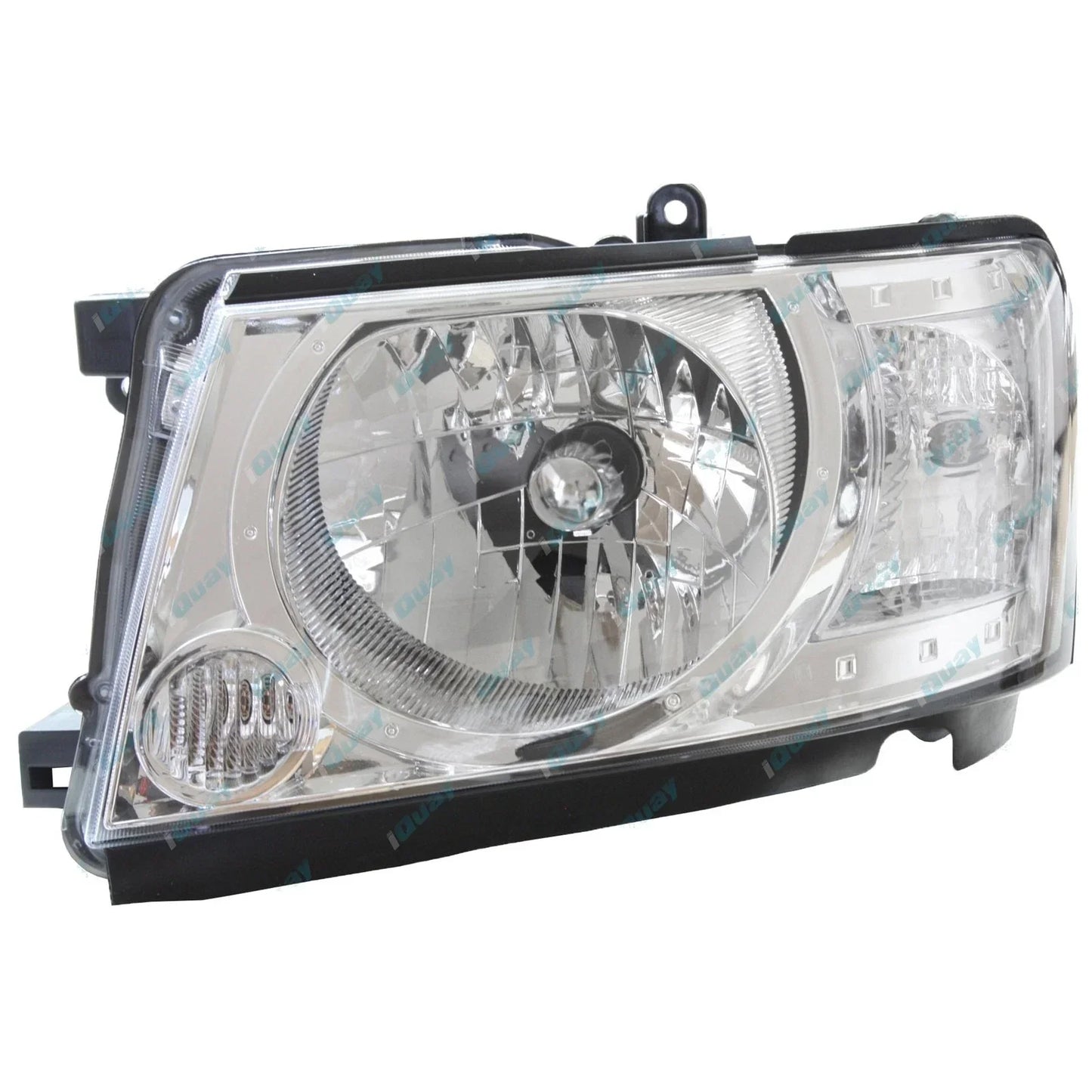 LH+RH Replacement Headlights Pair for Nissan Patrol GU 4 2004-On Left Right
