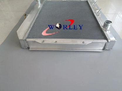 Aluminum Radiator & Fans for AMC AMX Ambassador Gremlin Javelin Matador V8 (58-74)