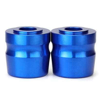 2 x Blue Handlebar End Caps for BMW S1000RR, S1000R, HP4, F800R (2010-2023)