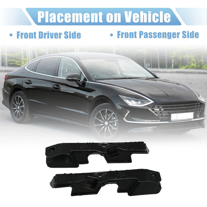 Front Bumper Bracket 2 x for Hyundai Sonata (2011-2015)