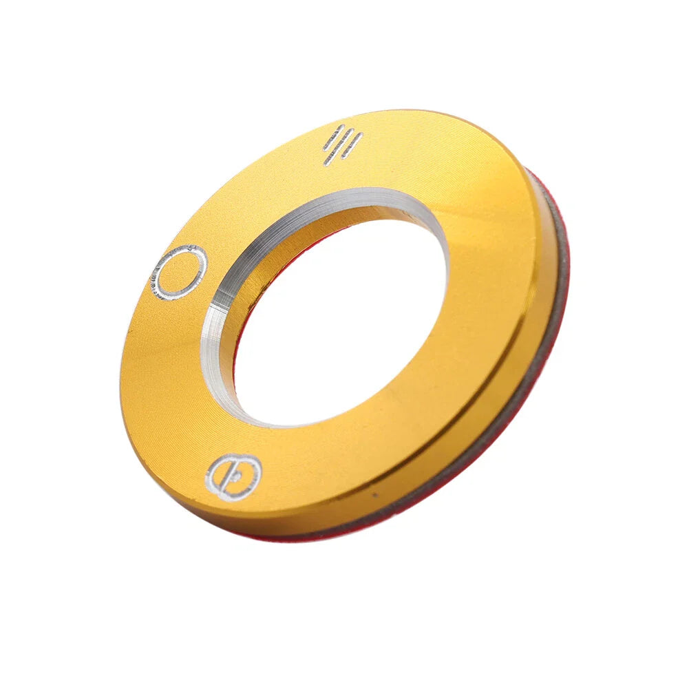 Gold Ignition Switch Lock Trim Ring Cover for Vespa LX LXV S ET4 GTS GTV