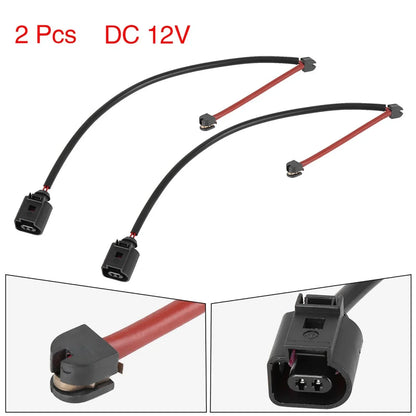 2 x Front Brake Pad Electronic Wear Sensors for Audi Q7 (2006-2015)