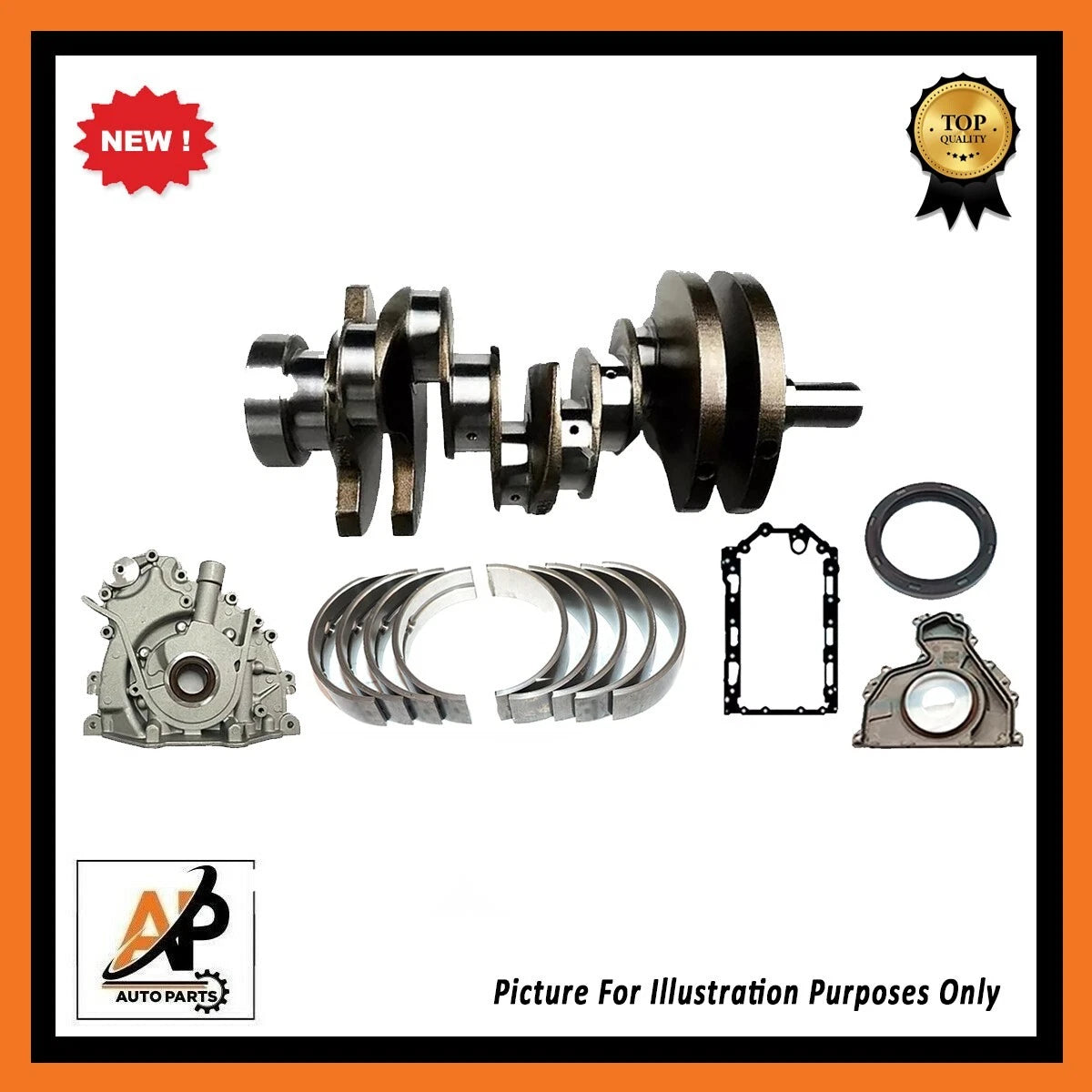Crankshaft Alloy Steel Rebuild Kit for Land Rover Range Rover Sport (2005–2015)