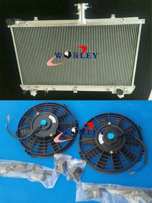 Aluminum Radiator & Fan for Chevy Camaro SS Zeta LS3 L99 (2012-2015)